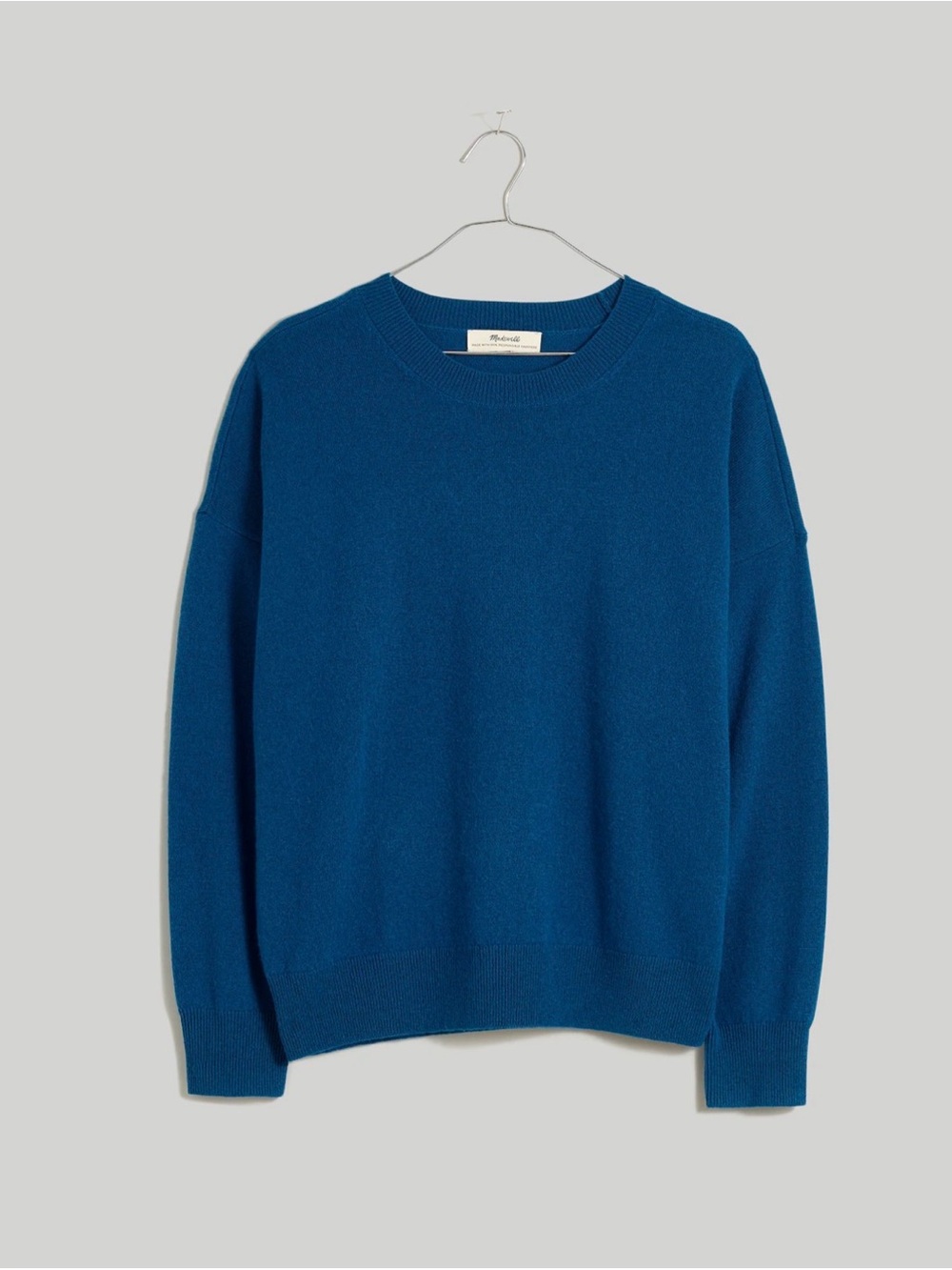Madewell Re)sponsible Cashmere Oversized Crewneck Sweater size S - Picture 6 of 6